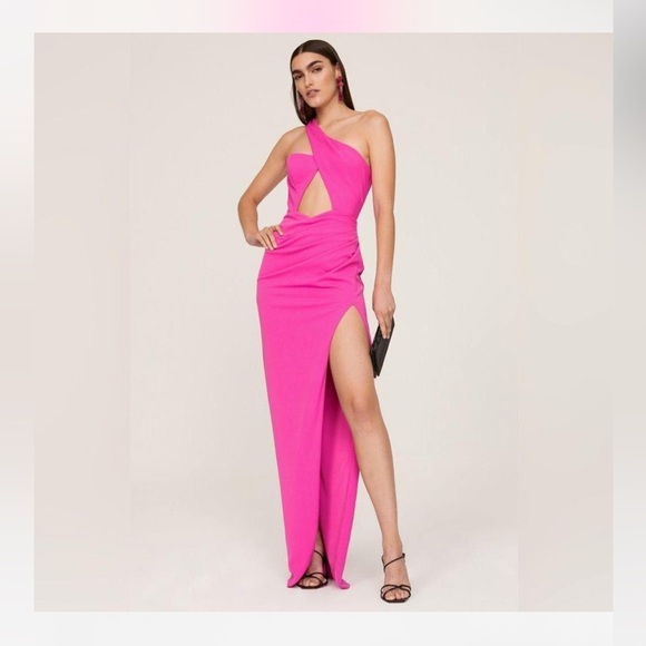 Katie May Dresses & Skirts - Katie May Pink One Shoulder Dress